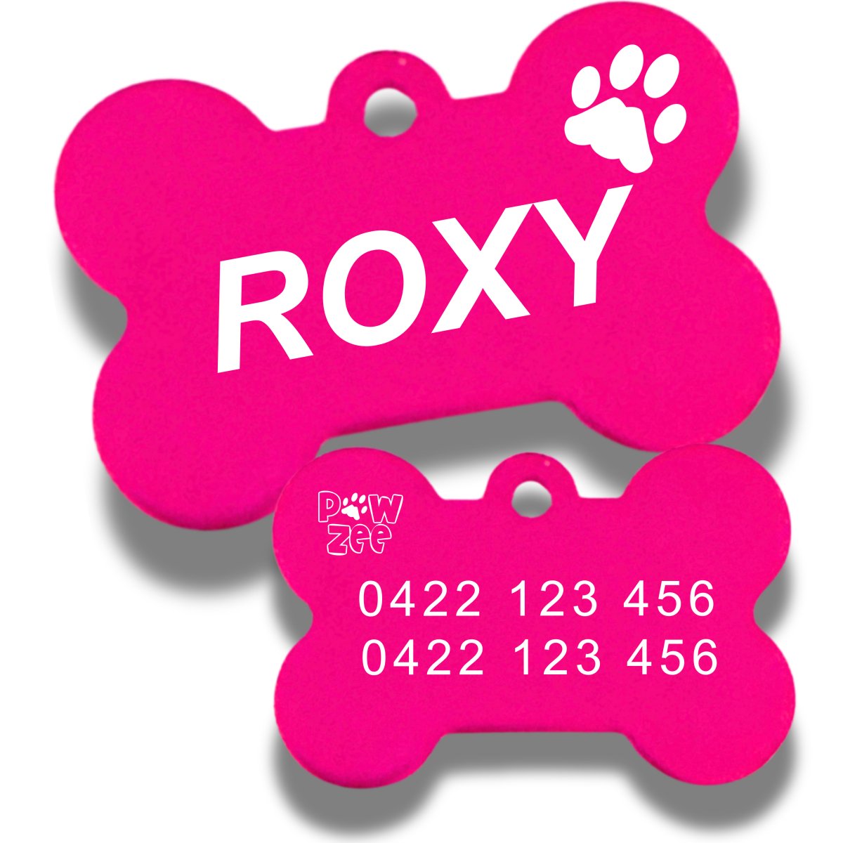 Pink dog tag best sale