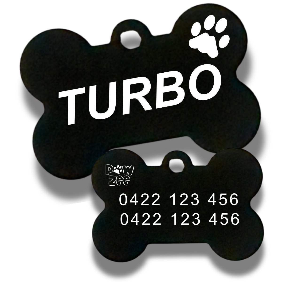 PET TAG SPECIAL 4 FOR $44 PAWZEE ALUMINIUM