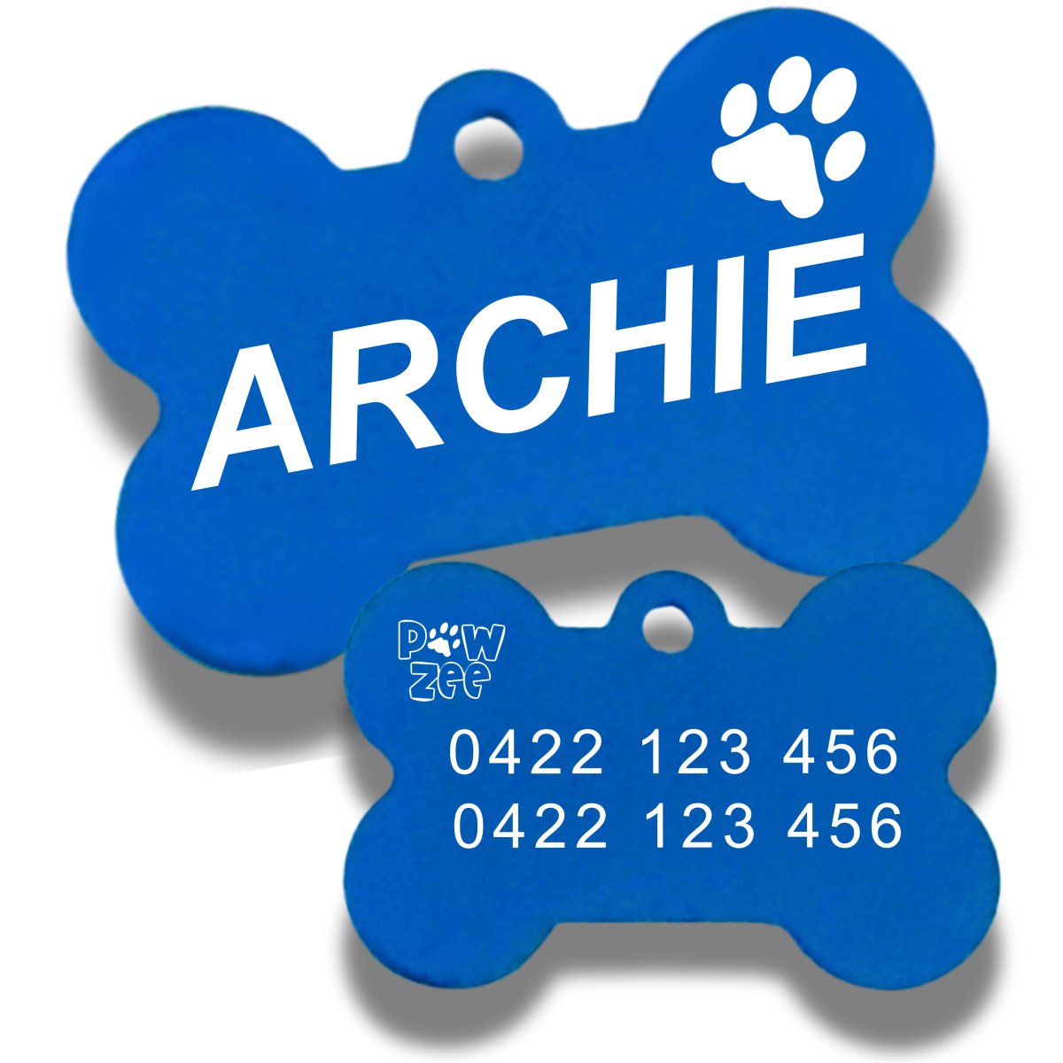 PET TAG SPECIAL 4 FOR $44 PAWZEE ALUMINIUM