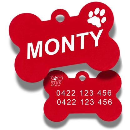 PET TAG SPECIAL 4 FOR $44 PAWZEE ALUMINIUM