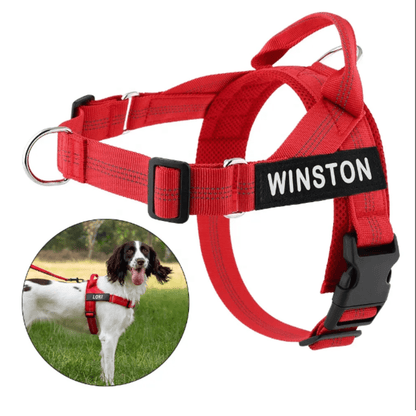 Personalised Dog Harness - BEIGE