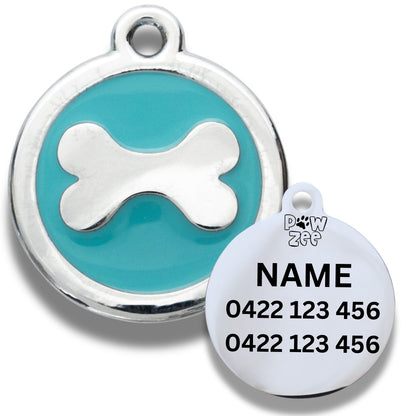 RED Pet Tag Designer Bone