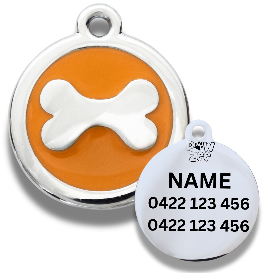 GREEN Pet Tag Designer Bone