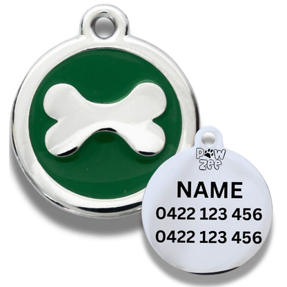 BLUE Pet Tag Designer Bone