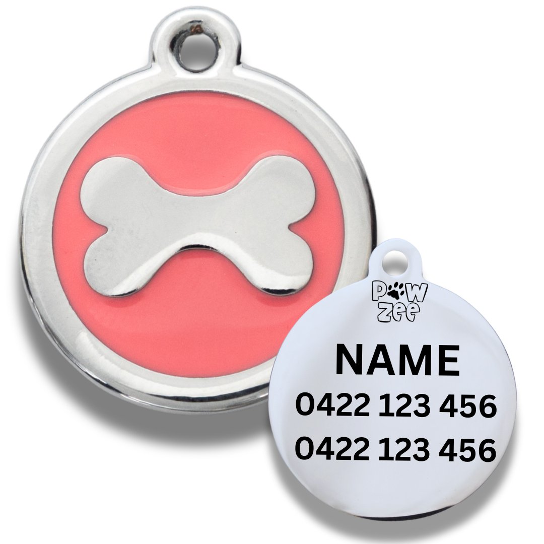 BLUE Pet Tag Designer Bone