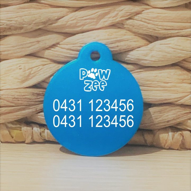 Pawzee Aluminium Pet ID Tags (WSP)