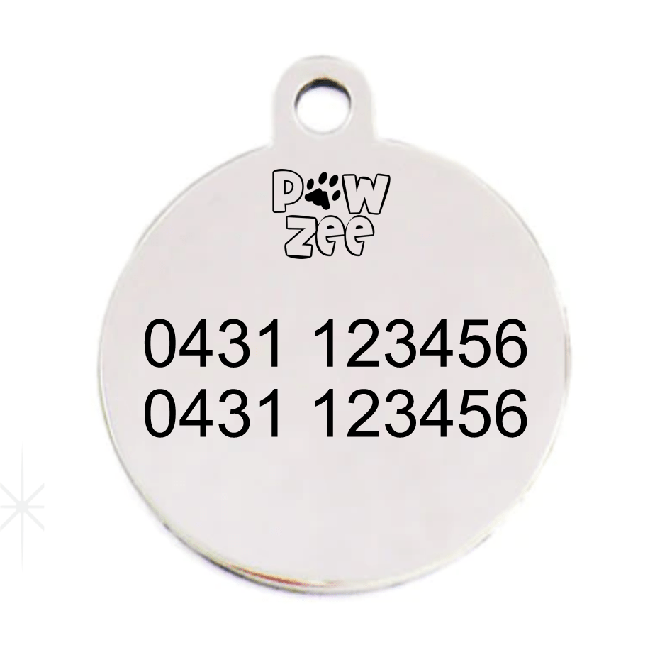 Flower Designer Pet Tag